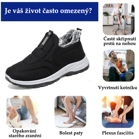 (š„DNES SLEVA 50 % - NENECHTE SI UJĆT) ā° - MÄkkĆ© a pohodlnĆ© zimnĆ italskĆ© luxusnĆ znaÄkovĆ© semiÅ”ovĆ© ortopedickĆ© boty (podpora - Ćŗleva od bolesti nohou)