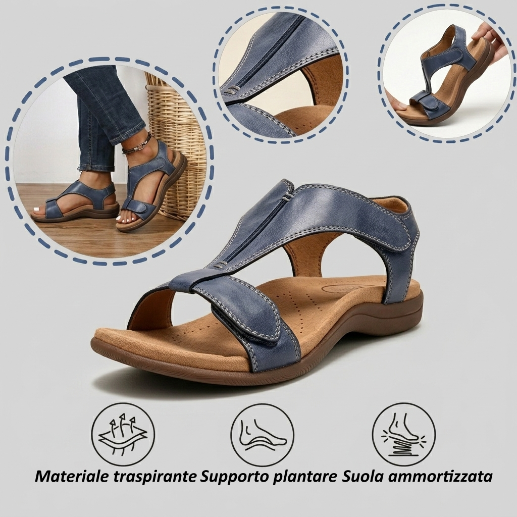 🎁 Saldi a metà prezzo | Sandali ortopedici e ammortizzanti, comodi e traspiranti, adatti per camminare tutta l'estate.