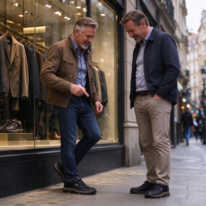 (🔥50% di sconto oggi - prendilo!) Scarpe ortopediche premium ed eleganti 👞 - Design ergonomico per alleviare il dolore