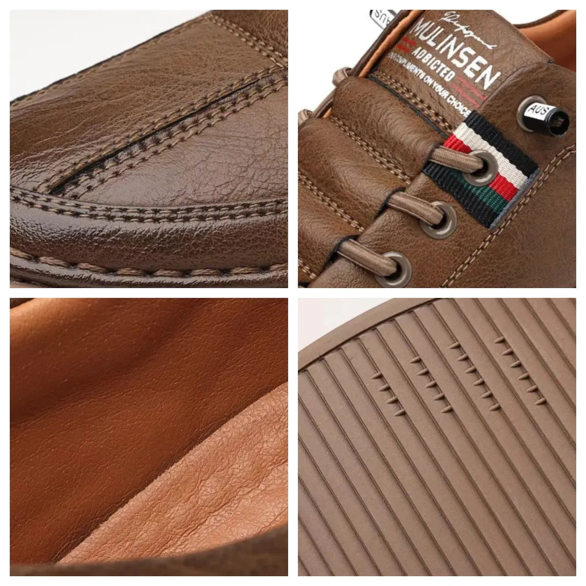 ⏰ Ultimo giorno! Sconto del 50%! 🐂 Scarpe da uomo in pelle di vitello made in Australia 👞 Cucite a mano, facili da indossare e sfilare ✅ Supporto per l'arco plantare