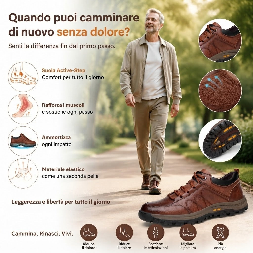 ⏰ Ultimo giorno! Sconto del 50%! 👞 Scarpe in vera pelle italiana 🐂 Cucite a mano, morbide e comode ✅ Supporto per l'arco plantare; riduce la pressione sui piedi e garantisce comfort per tutto il giorno.