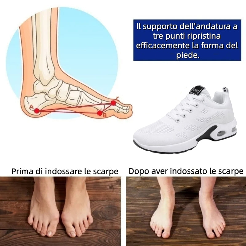 【⏰Ultimo giorno, 70% di sconto! Non perdete l'occasione!】Scarpe ortopediche ergonomiche con assorbimento degli urti, ✅️scarpe ortopediche salutari progettate specificamente per le donne europee.