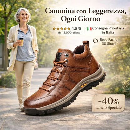 ⏰ Ultimo giorno! Sconto del 50%! 👞 Scarpe in vera pelle italiana 🐂 Cucite a mano, morbide e comode ✅ Supporto per l'arco plantare; riduce la pressione sui piedi e garantisce comfort per tutto il giorno.