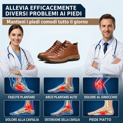 ⏰ Ultimo giorno! Sconto del 50%! 👞 Scarpe in vera pelle italiana 🐂 Cucite a mano, morbide e comode ✅ Supporto per l'arco plantare; riduce la pressione sui piedi e garantisce comfort per tutto il giorno.