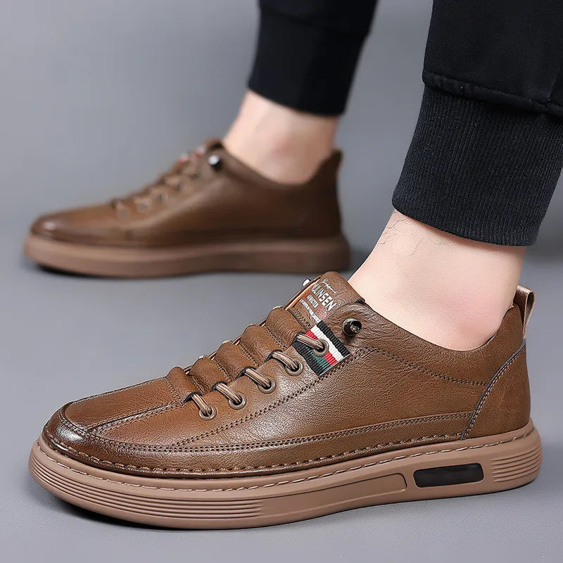 ⏰ Ultimo giorno! Sconto del 50%! 🐂 Scarpe da uomo in pelle di vitello made in Australia 👞 Cucite a mano, facili da indossare e sfilare ✅ Supporto per l'arco plantare
