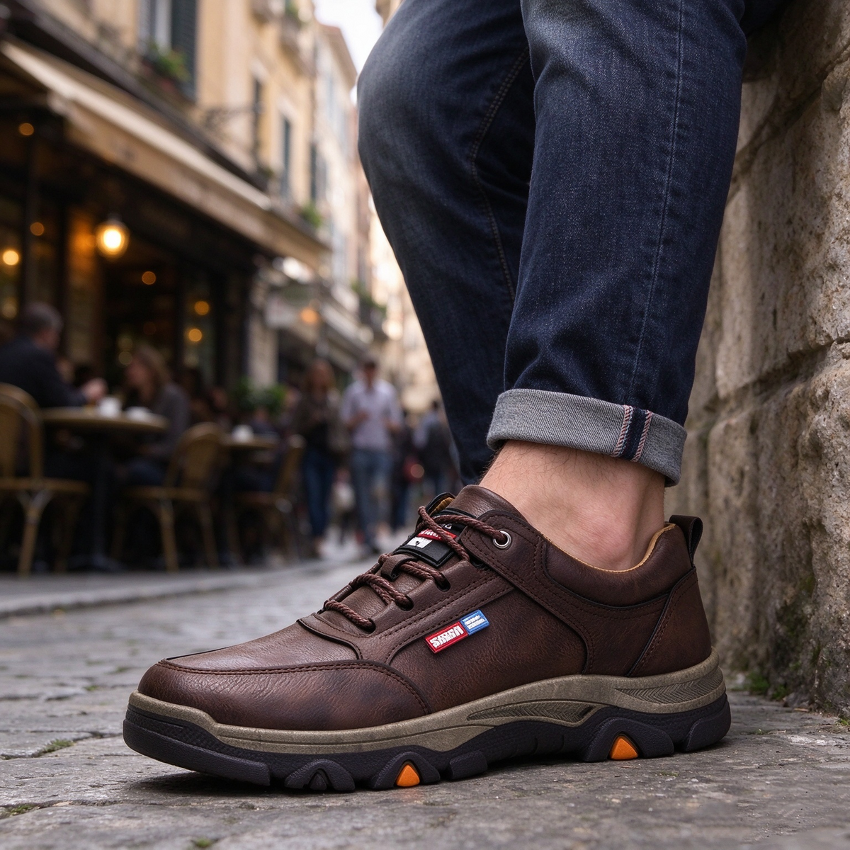 (🔥50% di sconto oggi - prendilo!) Scarpe ortopediche premium ed eleganti 👞 - Design ergonomico per alleviare il dolore