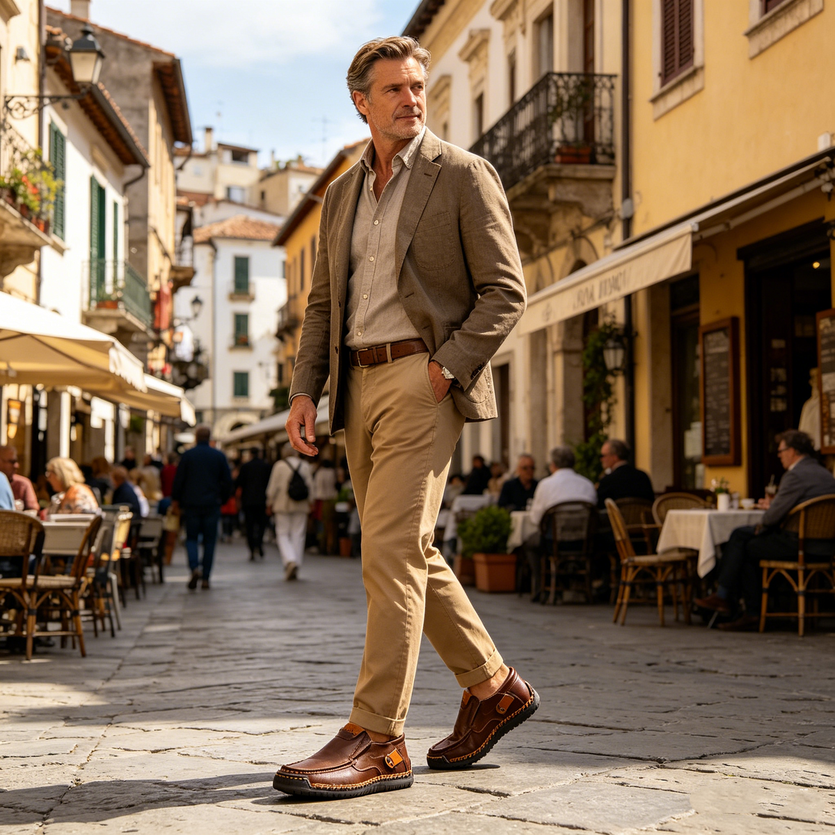 (🔥 Sconto del 30% solo per oggi — Non fartelo sfuggire!) Canrann® — Scarpe ortopediche da uomo in vera pelle ✅ Dì addio al dolore ai piedi e goditi il comfort per tutto il giorno!