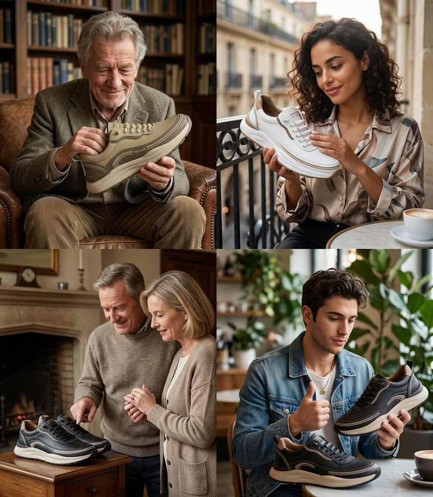 🔥 Offerta del giorno: Sconto del 30% 🎁 Scarpe casual ortopediche in pelle – Suole ammortizzanti ✅ Traspiranti e antiscivolo — Dì addio al dolore ai piedi