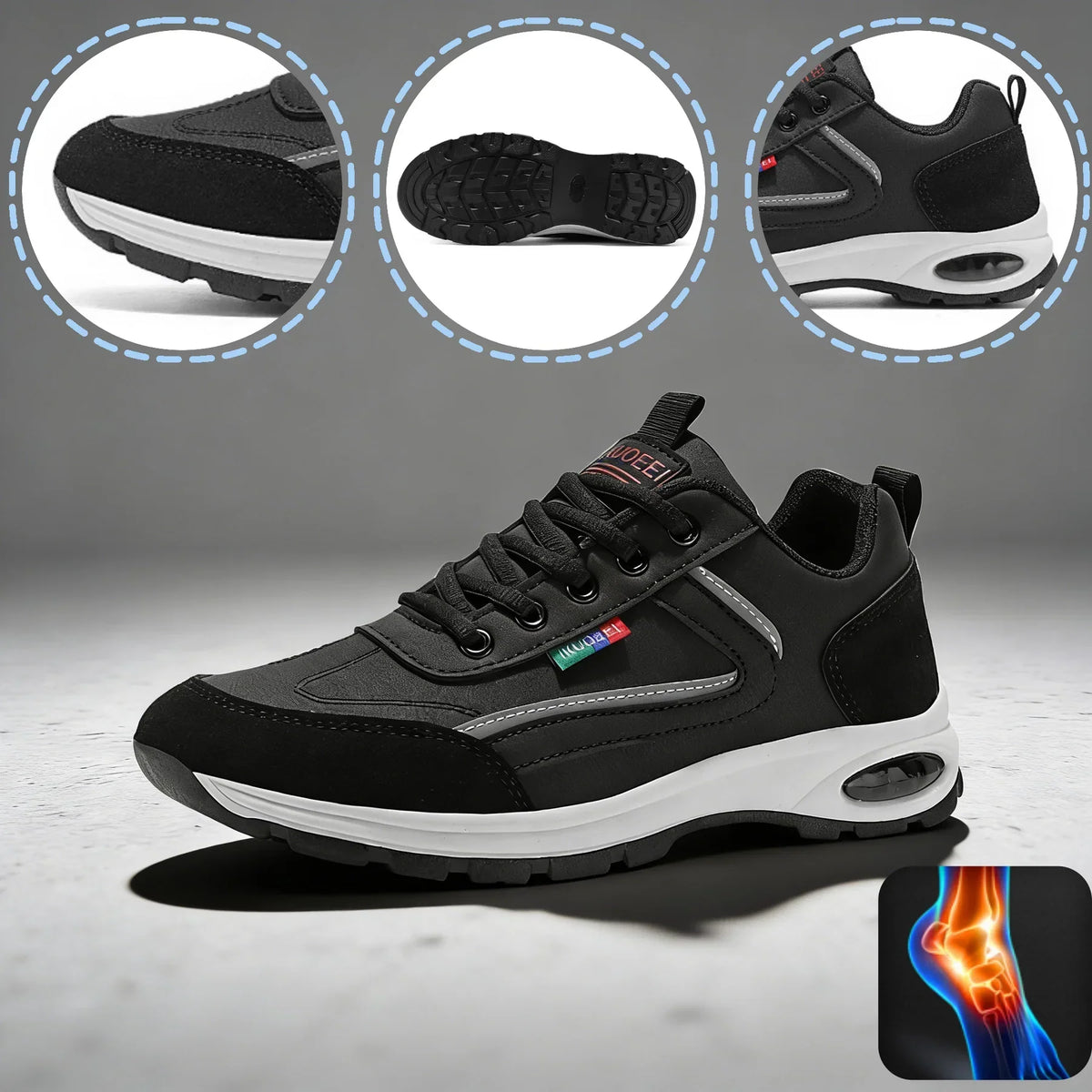 🔥Scarpe ortopediche da uomo realizzate in pell🐂di vitello australiana, fatte a mano, cucite✅a mano, camminate confortevoli, antidolorifici✅, impermeabili✅ e antiscivolo