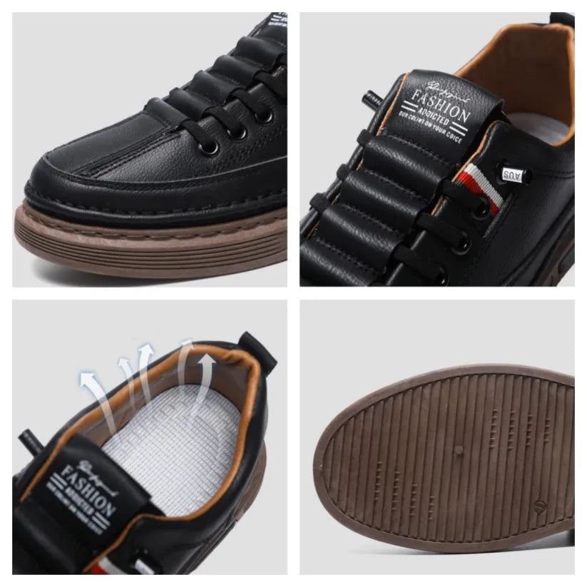 ⏰ Ultimo giorno! Sconto del 50%! 🐂 Scarpe da uomo in pelle di vitello made in Australia 👞 Cucite a mano, facili da indossare e sfilare ✅ Supporto per l'arco plantare