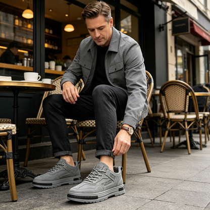 (🔥 Sconto del 30% solo per oggi — Non fartelo sfuggire!) Canrann® — Scarpe ortopediche da uomo in vera pelle ✅ Dì addio al dolore ai piedi e goditi il comfort per tutto il giorno!