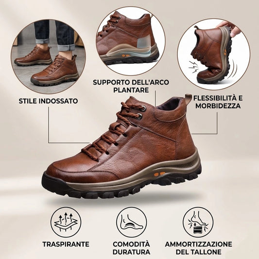 ⏰ Ultimo giorno! Sconto del 50%! 👞 Scarpe in vera pelle italiana 🐂 Cucite a mano, morbide e comode ✅ Supporto per l'arco plantare; riduce la pressione sui piedi e garantisce comfort per tutto il giorno.