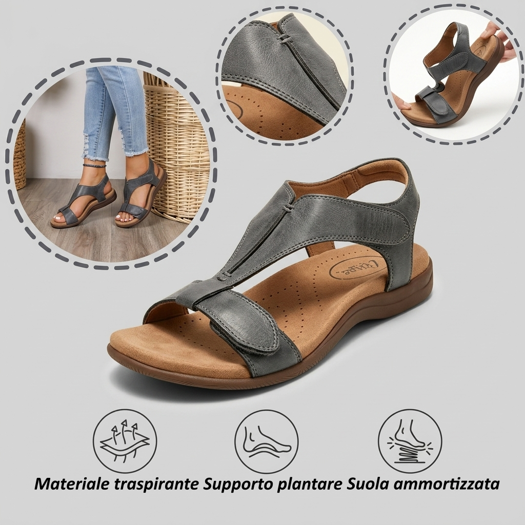 🎁 Saldi a metà prezzo | Sandali ortopedici e ammortizzanti, comodi e traspiranti, adatti per camminare tutta l'estate.