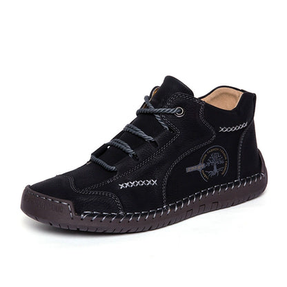 🔥 Sconto del 50% | Scarpe in pregiata pelle di vitello: supporto plantare, impermeabili e antiscivolo. Cammina in tutta comodità!