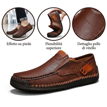 (🔥 Sconto del 30% solo per oggi — Non fartelo sfuggire!) Canrann® — Scarpe ortopediche da uomo in vera pelle ✅ Dì addio al dolore ai piedi e goditi il comfort per tutto il giorno!
