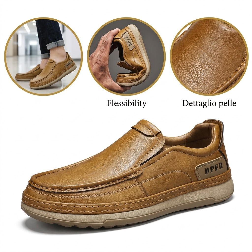 🔥 Offerta del giorno: Sconto del 30% 🎁 Scarpe casual ortopediche in pelle – Suole ammortizzanti ✅ Traspiranti e antiscivolo — Dì addio al dolore ai piedi