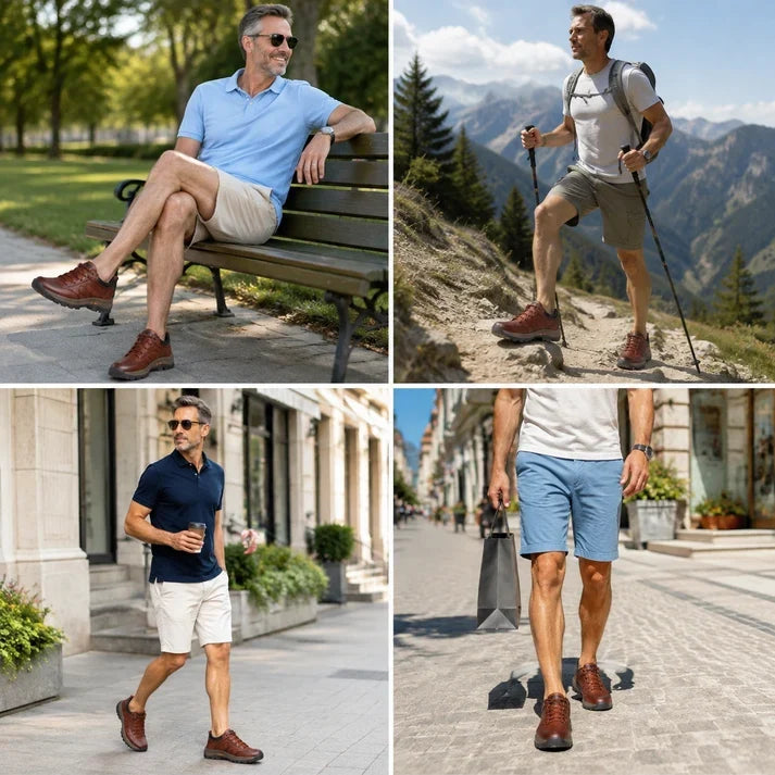 ⏰ Ultimo giorno! Sconto del 50%! 👞 Scarpe in vera pelle italiana 🐂 Cucite a mano, morbide e comode ✅ Supporto per l'arco plantare; riduce la pressione sui piedi e garantisce comfort per tutto il giorno.
