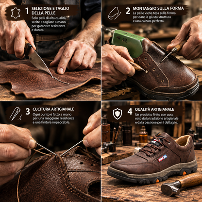 (🔥50% di sconto oggi - prendilo!) Scarpe ortopediche premium ed eleganti 👞 - Design ergonomico per alleviare il dolore