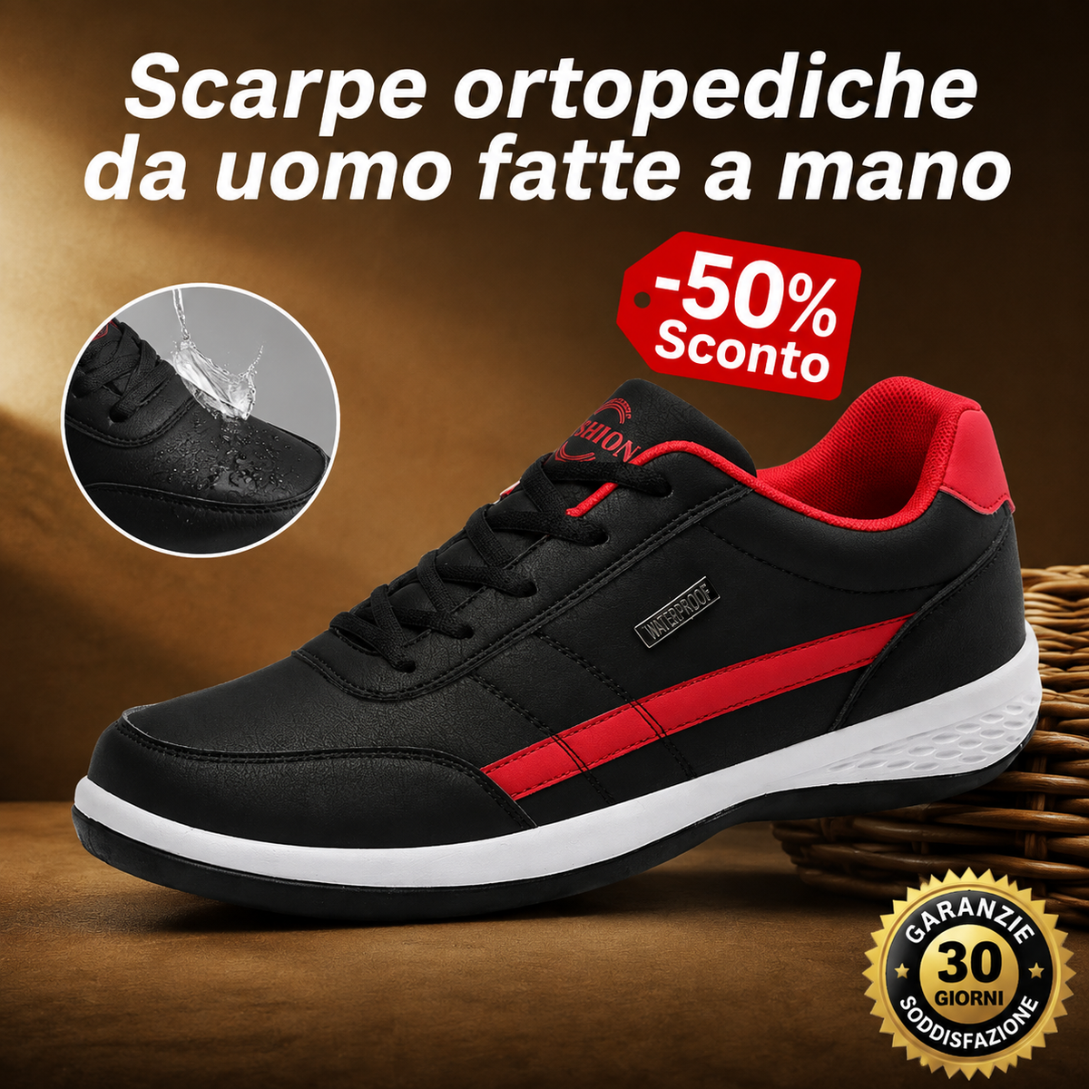 🔷Sconto del 50% – Solo per oggi! ⬛⏰ Scarpe ortopediche di un rinomato marchio australiano: morbide, comode e con un eccellente supporto 🦶 Alleviano il dolore ai piedi – Adatte a uomini e donne.
