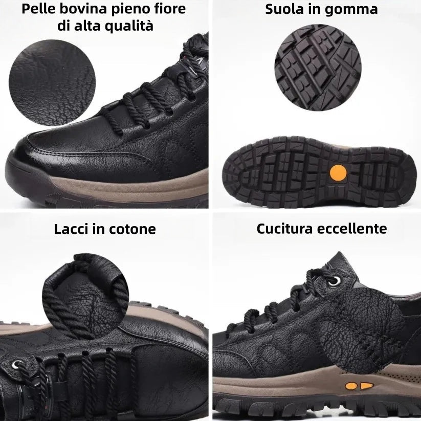 ⏰ Ultimo giorno! Sconto del 50%! 👞 Scarpe in vera pelle italiana 🐂 Cucite a mano, morbide e comode ✅ Supporto per l'arco plantare; riduce la pressione sui piedi e garantisce comfort per tutto il giorno.