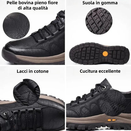 ⏰ Ultimo giorno! Sconto del 50%! 👞 Scarpe in vera pelle italiana 🐂 Cucite a mano, morbide e comode ✅ Supporto per l'arco plantare; riduce la pressione sui piedi e garantisce comfort per tutto il giorno.